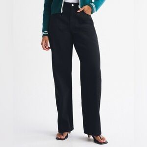 Abercrombie & Fitch Curve Love High Rise Loose Jean